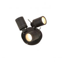 SCORPIUS 3 Light Bathroom Spotlight Matt Black IP44