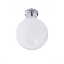 Porto Bathroom Ceiling Light Chrome & Opal IP44