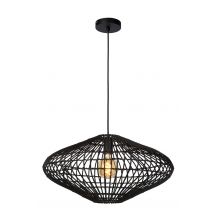 Magali Scandinavian Rattan Pendant Light - Ø 56cm - 1xE27 - Black