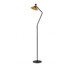 Pepijn Modern Floor Lamp - Ø23cm - 1xE14 - 3 StepDim - Black