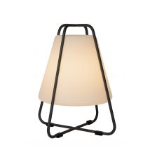 Pyramid Scandinavian Rechargeable Table lamp Outdoor - Battery - LED Dim. - 1x2W 2700K - IP54 - Anthracite