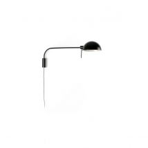 Dominica Extra Large Dome Wall Lamp Matt Black