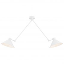 Altea Semi Flush Ceiling 2 Light White Structure