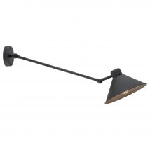 Altea Dome Wall Lamp Black Structure