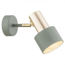 Doria Single Spotlight Siege Structure, Brass Elements