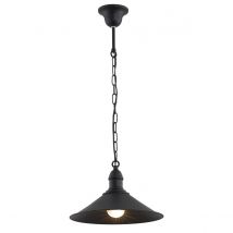 Erba Dome Pendant Ceiling Light Black Matt