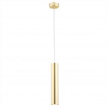 Gomera Slim Pendant Ceiling Light Brass Steel