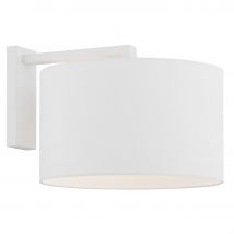 Karin Wall Lamp With Shade White, White Structure