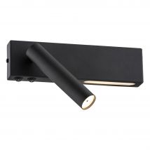 Jasper Reading Wall Light Black Structure 3000K