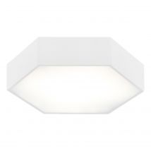 Arizona 29cm Flush Ceiling Light White Structure