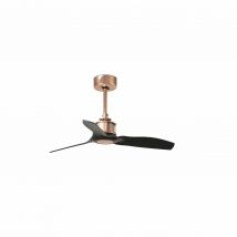 Just Fan 81cm Copper ceiling fan 3 Blades black blades