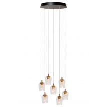 Berliane Pendant light Ø39cm LED Dim. 2700K - With replaceable LED module - Transparent