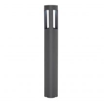 Tribeca Outdoor Bollard Light Frosted Acrylic, Textured Dark Grey Paint IP54