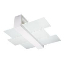 Feniks 2 Light Flush Ceiling Light White, E27