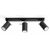 Ring 3 Light Spotlight Bar Black, GU10