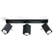 Merida 3 Light Spotlight Bar Black, GU10