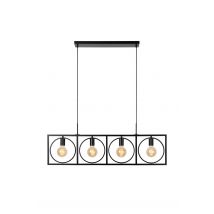 Suus Classic Bar Pendant Light - 4xE27 - Black