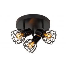 Filox Retro Ceiling Spotlight - Ø 25cm - 1xE27 - Black