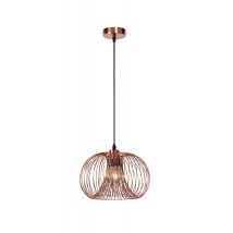Vinti Vintage Wire Pendant Light - Ø 30cm - 1xE27 - Copper