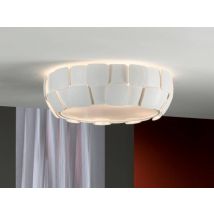 Quios 4 Light Flush Ceiling Light Matt white, E27