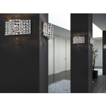 Onda Crystal Wall Lamp Chrome, G9