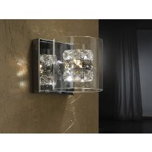 Flash Crystal Wall Lamp Chrome, G9