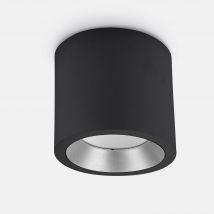 Cosmos Outdoor LED Surface Mounted Ceiling Light Black 16.8cm 2526lm 3000K IP65 - Special Offer