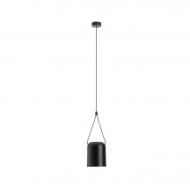 Attic Decorative Hanging Ceiling Pendant Matt Black 1x E27 / 250cm