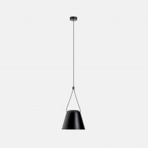 Attic Decorative Hanging Ceiling Pendant Matt Black 1x E27 / 250cm