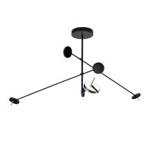 Invisible LED Ceiling Pendant Matt Black 2295lm 2700K