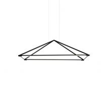 Tubs LED Decorative Ceiling Pendant Matt Black 120cm 5200lm 3000K