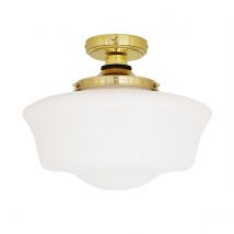Anath Bathroom Ceiling Light, Polished Brass, IP44