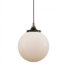 Pelagia Bathroom 35cm Globe Pendant, Antique Silver, IP44