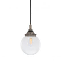 Laguna Bathroom 20cm Globe Pendant, Antique Silver, IP44