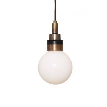 Loch Outdoor Pendant, Antique Brass, Opal, IP65