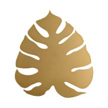 Monstera Flush Wall Lamp Gold 3xG9