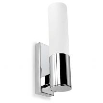 LEDS C4 Dresde On 1 Light Bathroom Wall Light Chrome IP44, E14