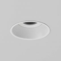 Minima Bathroom Round Recessed Downlight IP65 Fire-Rated LED Matt White