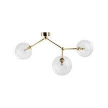 Fairy Globe Multi Arm Semi Flush Ceiling Lamp Gold 55x70x35cm 3xG9