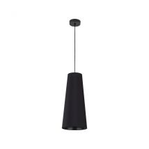 Zing Dome Pendant Ceiling Light Black 1xE27