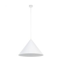 Cono 50cm Dome Pendant Ceiling Light White 1xE27