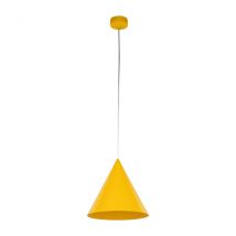 Cono 25cm Dome Pendant Ceiling Light Yellow 1xE27
