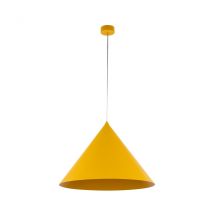 Cono 50cm Dome Pendant Ceiling Light Yellow 1xE27