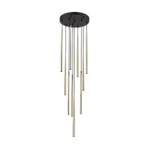 Piano Cluster Pendant Ceiling Light Black, Gold 10xG9