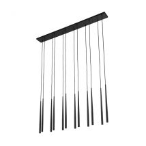 Piano Bar Pendant Ceiling Light Black 12xG9