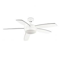 Samal 2 Light Ceiling Fan White, E27