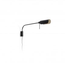 Martinica XL Reading Wall Light Black 1x E27