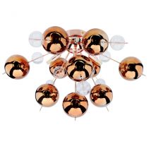 Explosion Semi Flush Ceiling Light Copper 6xG9