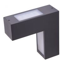 Angus LED L Shape Outdoor Modern Wall Lamp Anthracite 3000K IP54