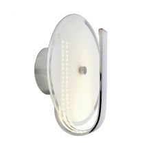 Lucca Integrated LED Wall Lamp Silver 3000K
